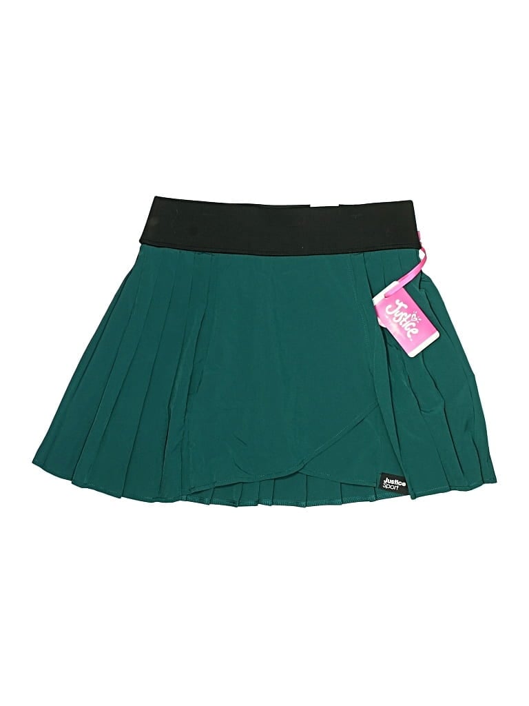 Pre-owned Justice Kids' Active Skirt In Green