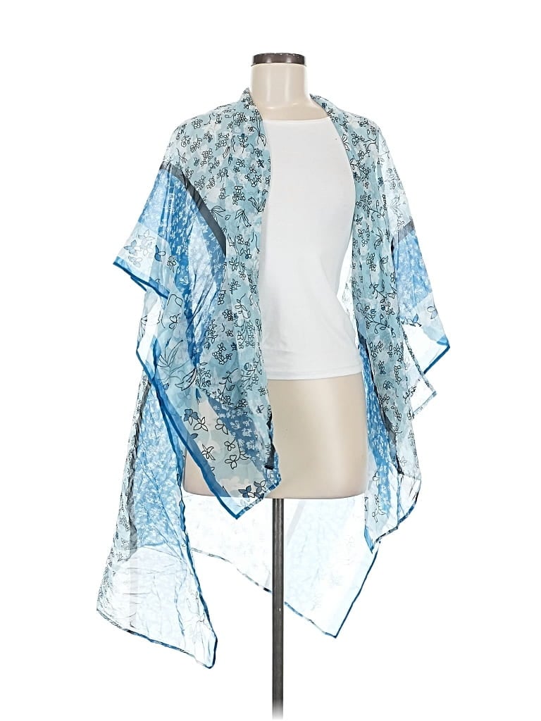 Pre-owned Bcbgeneration Kimono In Blue