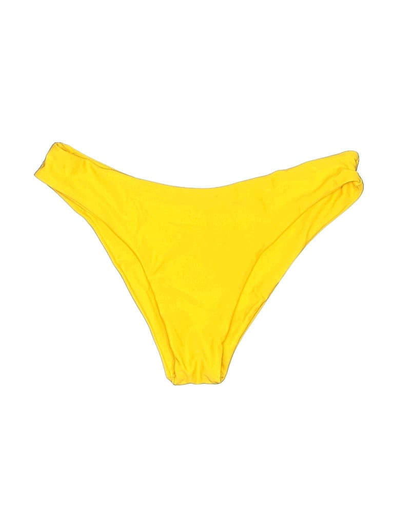 Pre-owned Unbranded Swimsuit Bottoms In Yellow