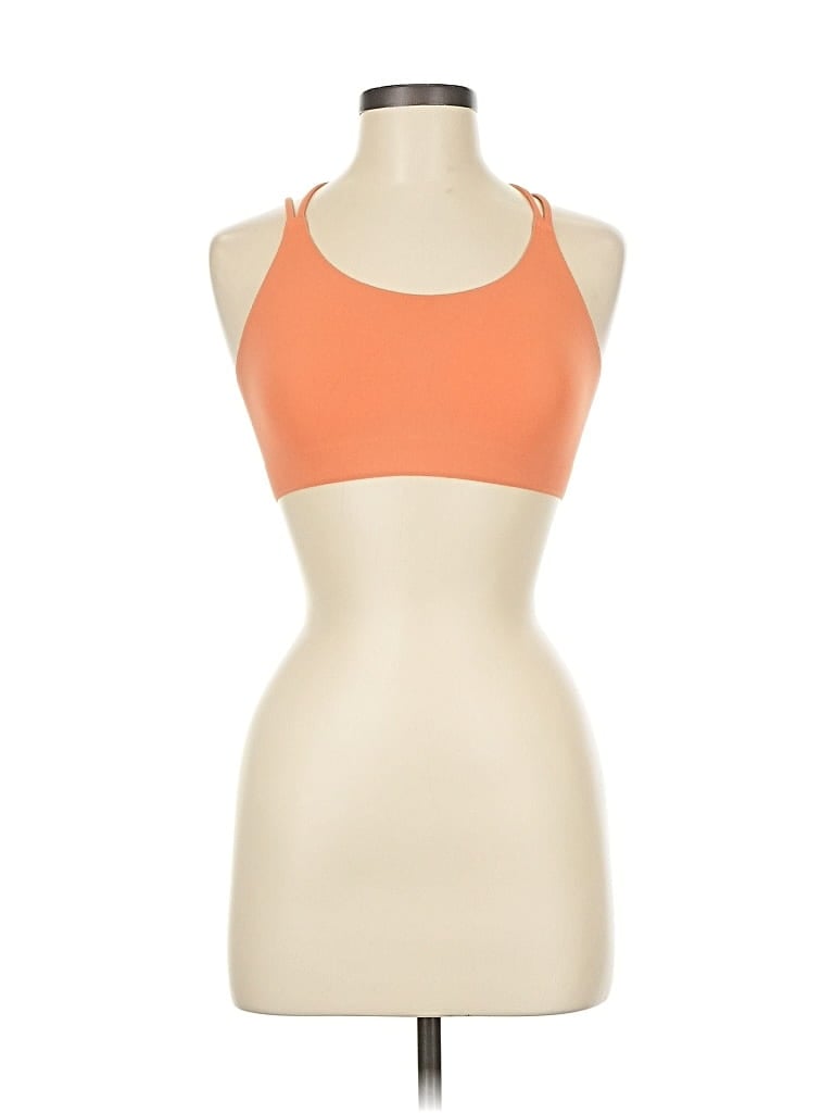 Pre-owned Offline By Aerie Tank Top Orange Halter Neckline Tops