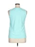 Max Studio Teal Sleeveless T-Shirt Size XL - photo 2