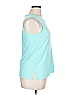 Max Studio Teal Sleeveless T-Shirt Size XL - photo 4