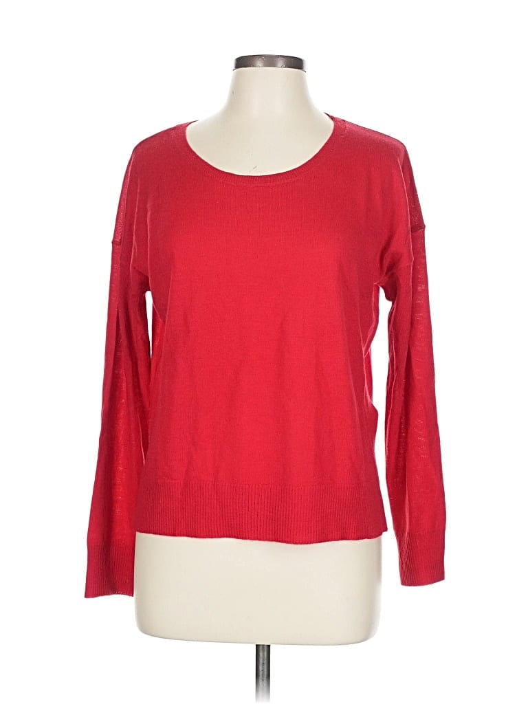 Pre-owned Max Studio Wool Sweater In Red