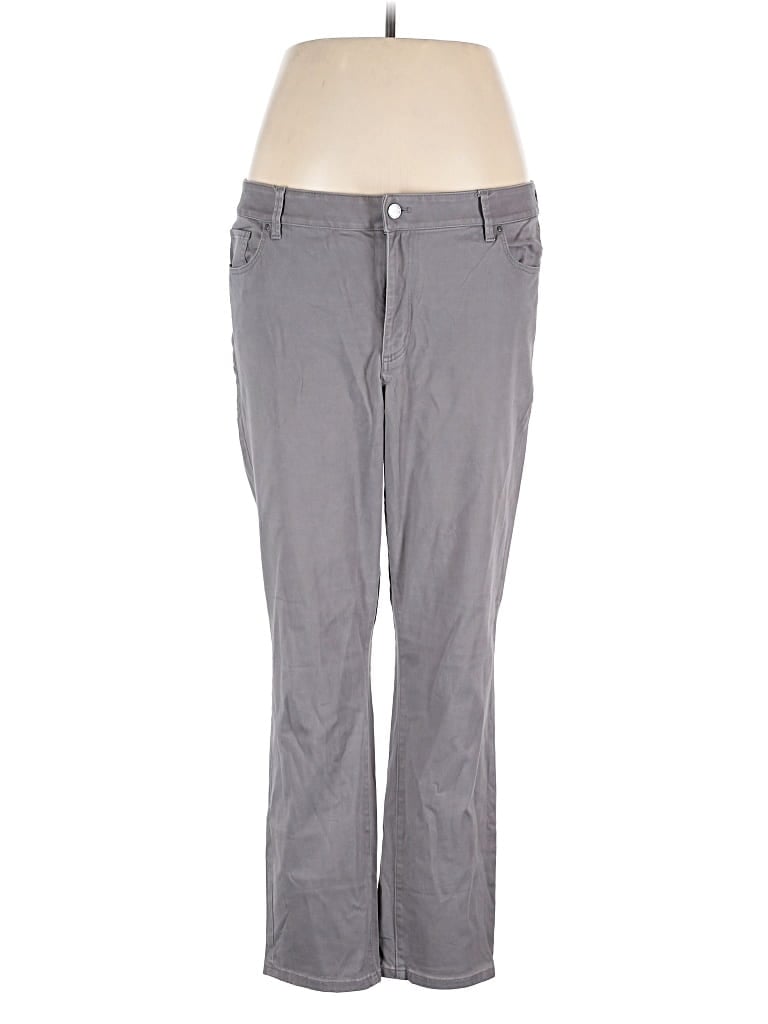 Pre-owned Ann Taylor Factory Casual Pants In Gray