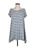 BDG Stripes Gray Casual Dress Size S - photo 1