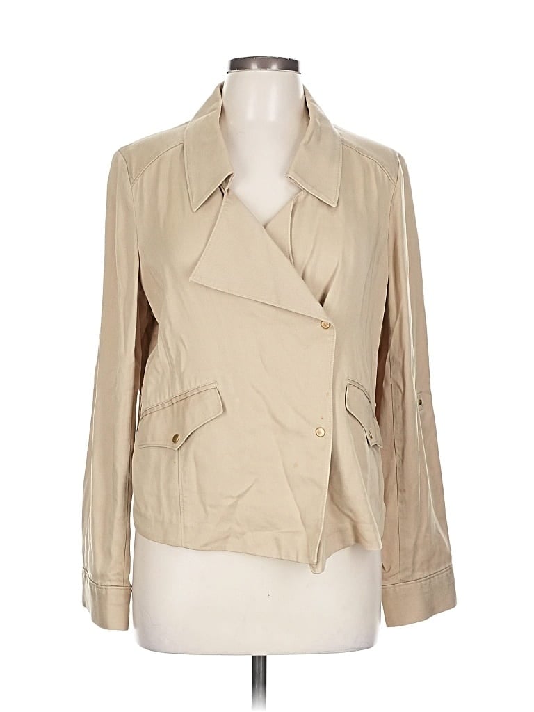 Pre-owned Ann Taylor Jacket In Brown