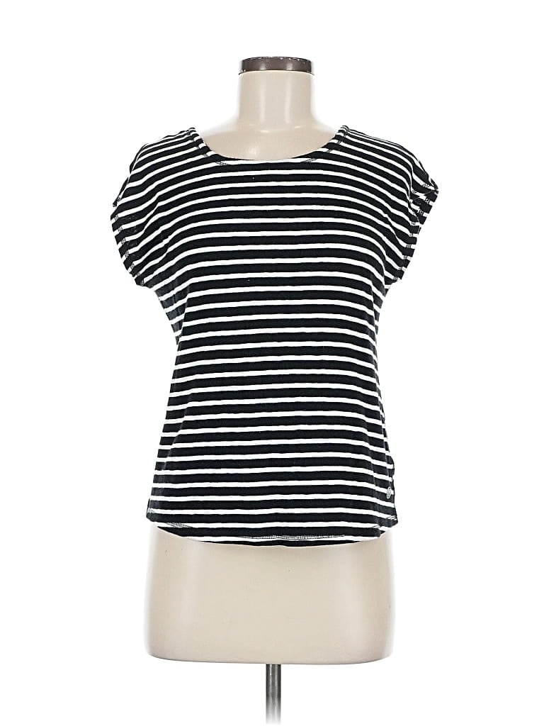 Pre-owned T By Talbots Short Sleeve T-shirt In Black