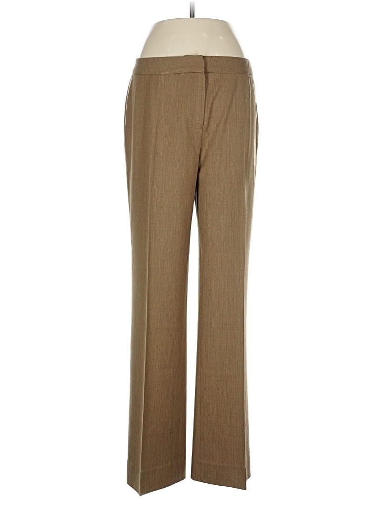 Pre-owned Lafayette 148 Wool Pants In Brown