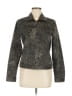 Geoffrey Beene Animal Print Gold Jacket Size 8 - photo 1