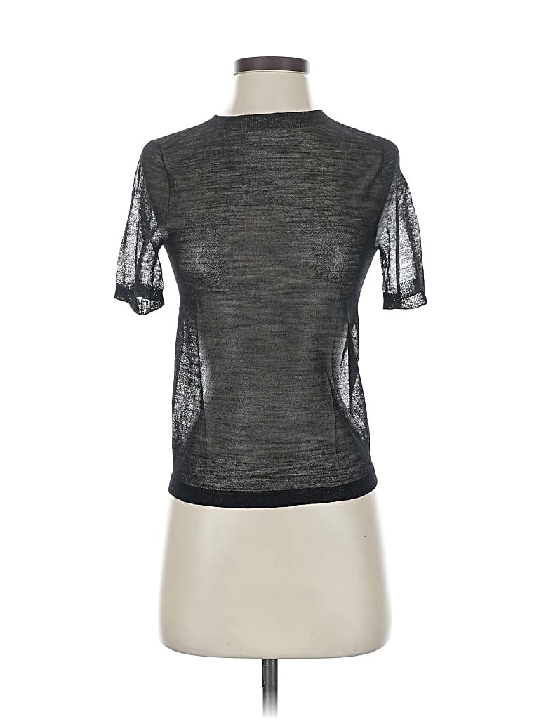 Click to view more detailed imagery on our partner's website Pre-owned Acne Studios Short Sleeve Top Black Mock Neckline Tops