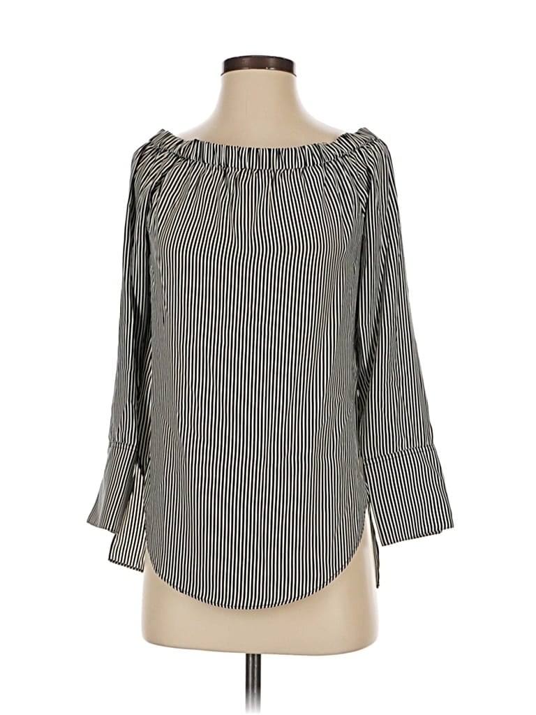 Pre-owned Rag & Bone 3/4 Sleeve Blouse In Gray