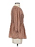 Cure 100% Polyester Brown Casual Dress Size S - photo 4
