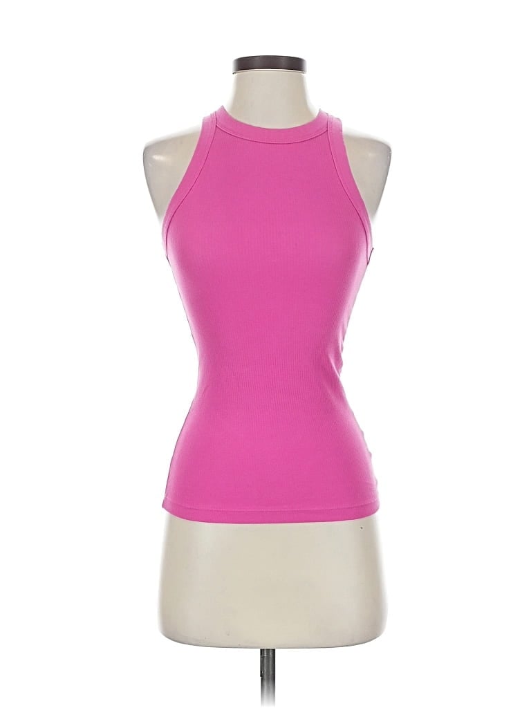 Pre-owned Gap Tank Top Pink Halter Neckline Tops