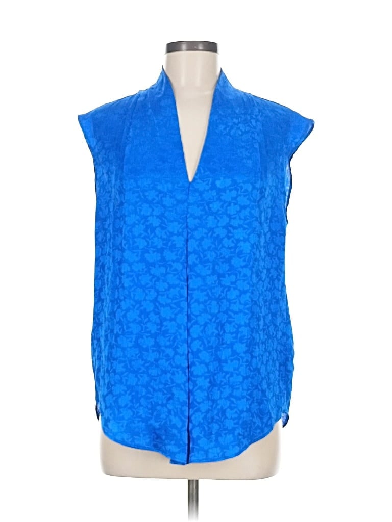 Click to view more detailed imagery on our partner's website Pre-owned Michael Michael Kors Sleeveless Blouse In Blue