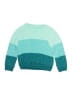 Andy & Evan 100% Polyester Color Block Teal Pullover Sweater Size 7 - photo 1