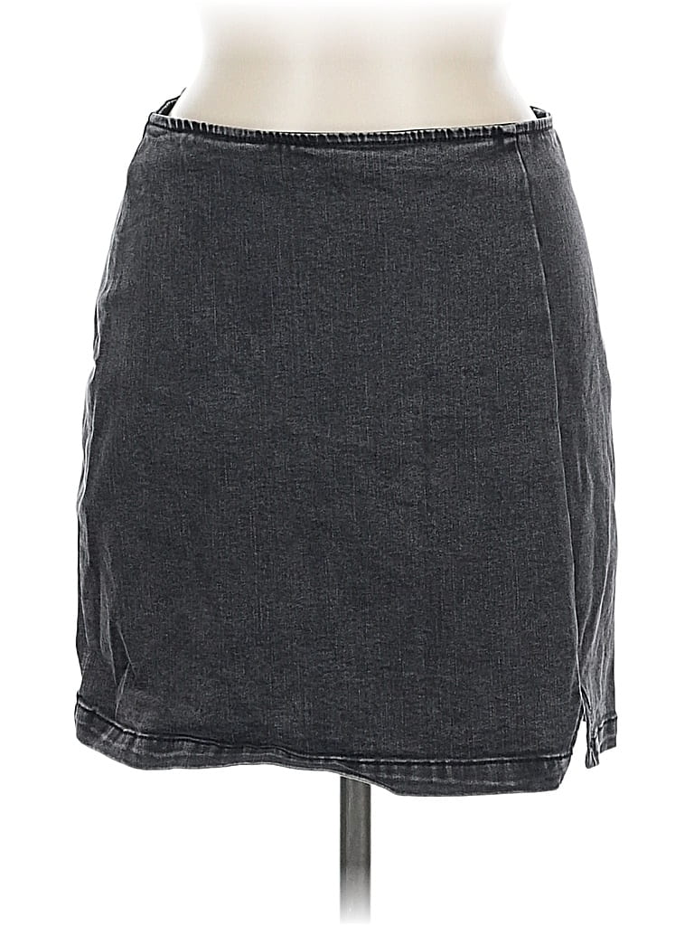 Pre-owned Wild Fable Casual Skirt In Gray