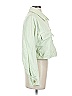 Zara 100% Cotton Green Jacket Size S - photo 4