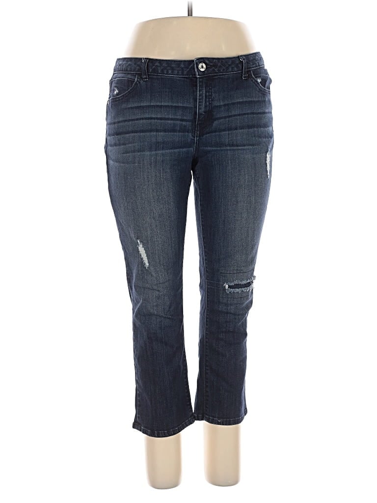Pre-owned Simply Vera Vera Wang Jeans In Blue
