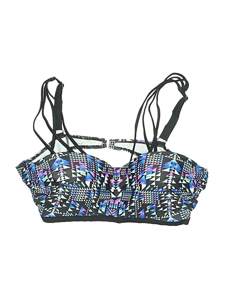 Pre-owned Unbranded Swimsuit Top Blue Swimwear