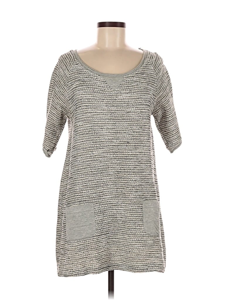 Pre-owned Meadow Rue Casual Dress In Gray