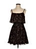 Guess 100% Polyester Animal Print Brown Cocktail Dress Size 1 - photo 1