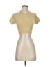 Alphalete Athletics Gold Tan Short Sleeve Turtleneck Size XXS (estimated) - photo 1