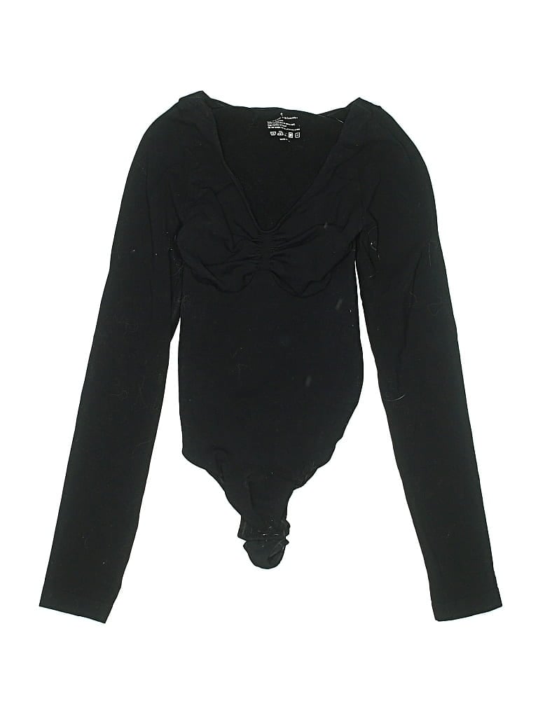 Pre-owned Unbranded Bodysuit In Black