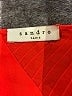 Sandro 100% Polyester Solid Red Orange Casual Dress Size Med (2) - photo 3