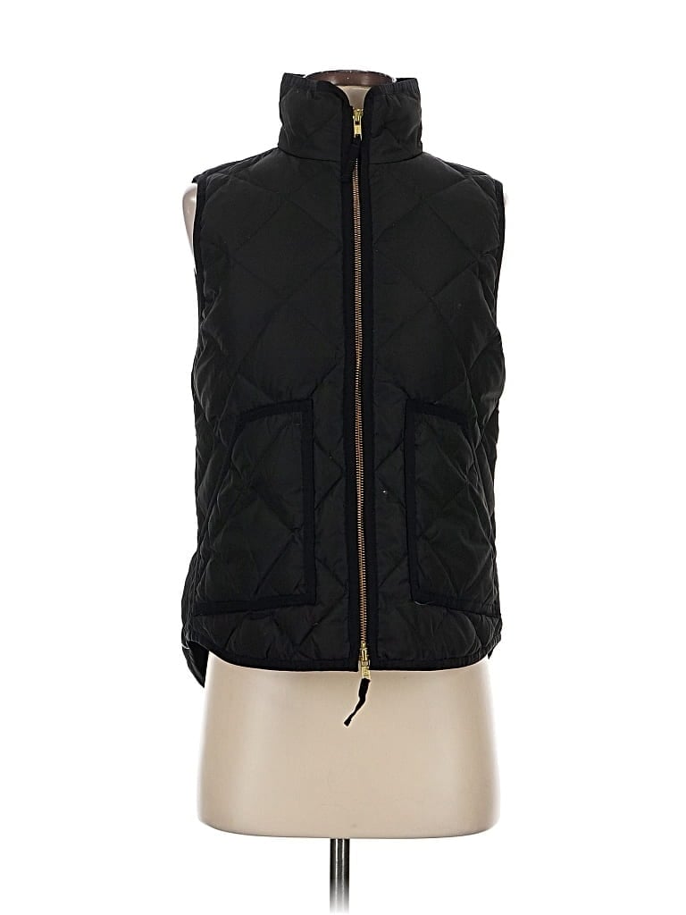 Pre-owned J.crew Factory Store Vest In Black