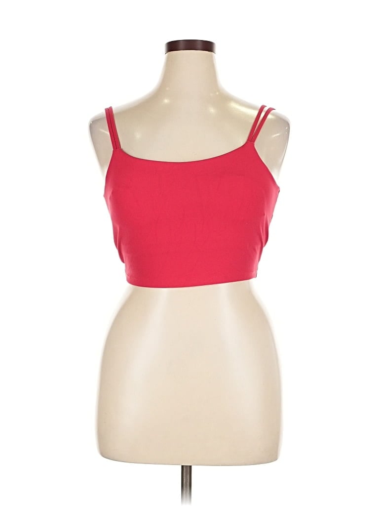 Pre-owned Unbranded Tank Top Red Strapless Neckline Tops