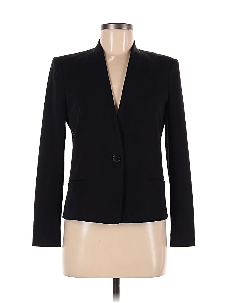 Pre-owned Ann Taylor Blazer Jacket In Black