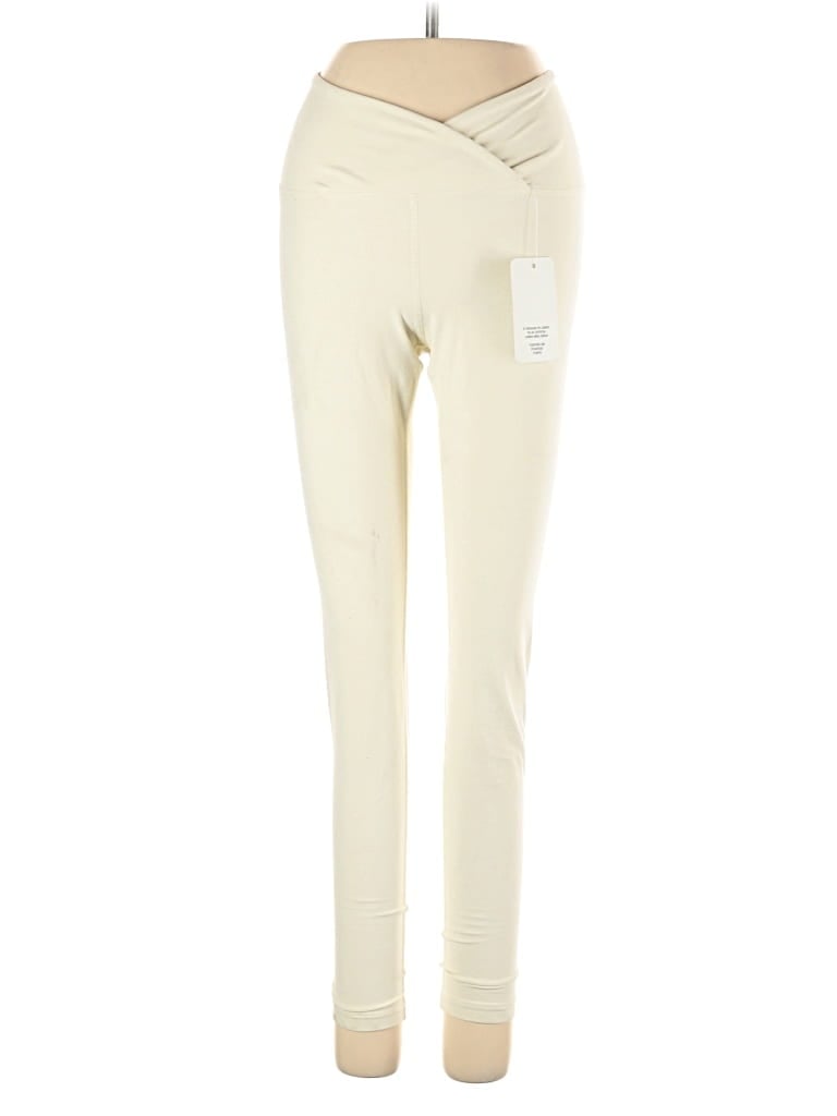 Pre-owned Year Of Ours Active Pants In White