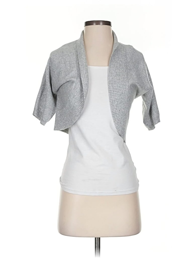 Pre-owned Banana Republic Cardigan Sweater In Gray
