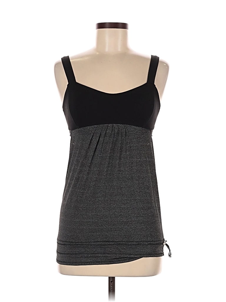 Pre-owned Lululemon Athletica Active Tank Top In Black