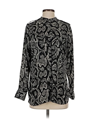 Larry Levine Long Sleeve Blouse (view 1)