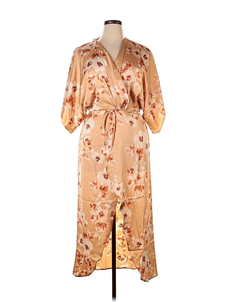 Lezat Cocktail Dress In Brown