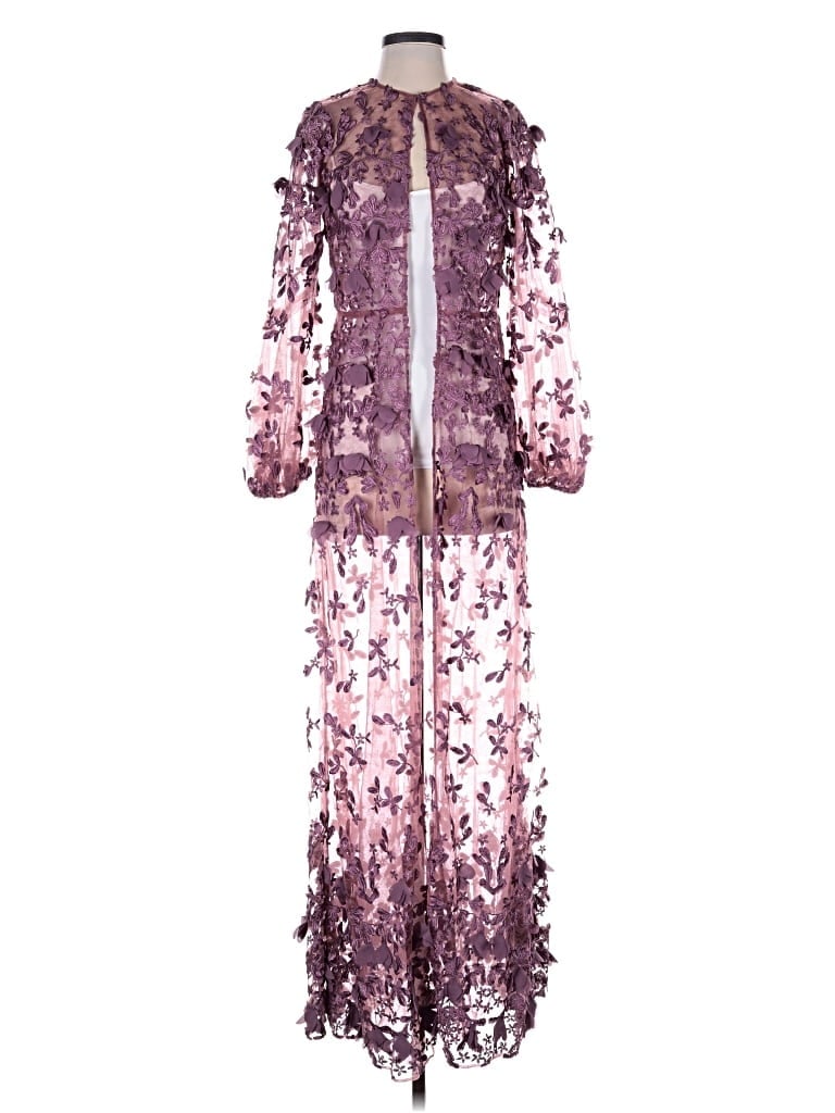 Pre-owned Dress The Population Cocktail Dress In Purple