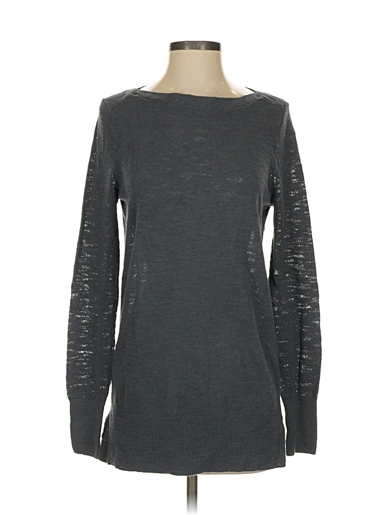Pre-owned Ann Taylor Loft Pullover Sweater In Gray