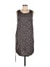 Gap 100% Rayon Print Black Brown Casual Dress Size M - photo 1