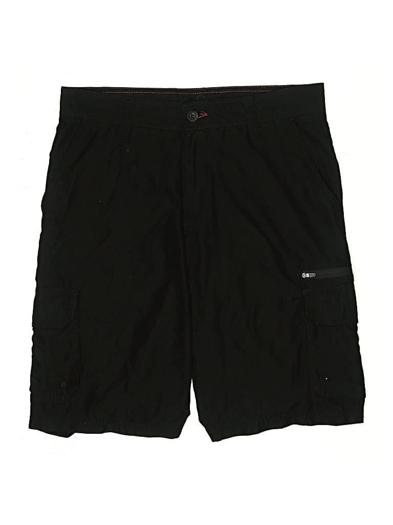 Pre-owned Burnside Cargo Shorts In Black