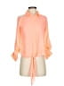 Candie's 100% Polyester Orange 3/4 Sleeve Blouse Size S - photo 1