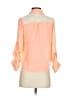 Candie's 100% Polyester Orange 3/4 Sleeve Blouse Size S - photo 2
