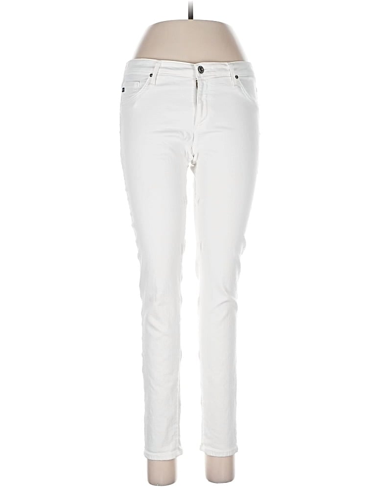 Pre-owned Adriano Goldschmied Jeans In White