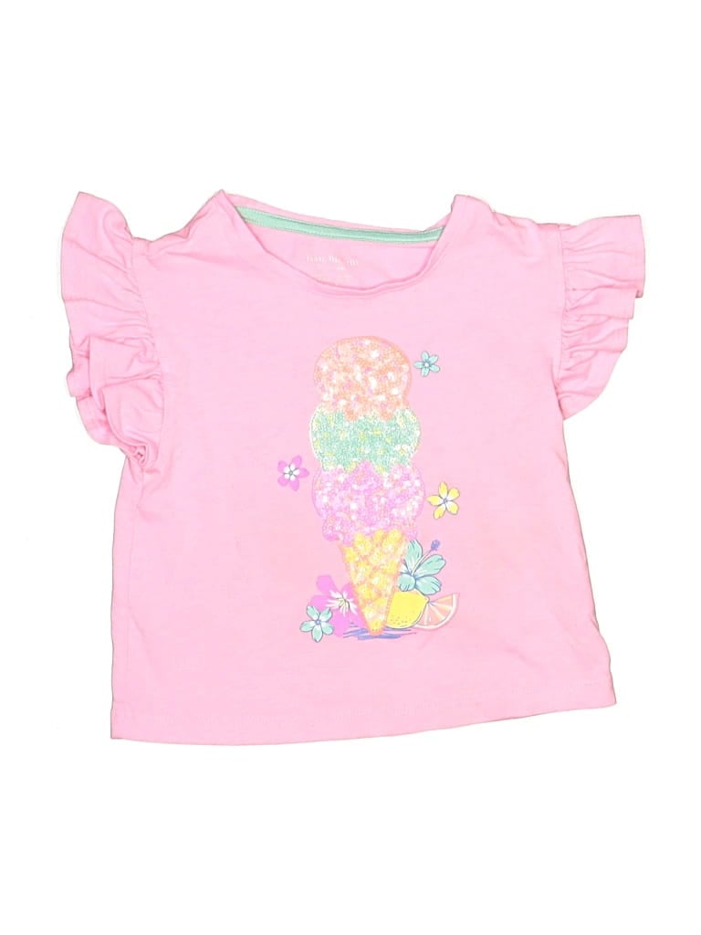 Pre-owned Isaac Mizrahi New York Kids' Short Sleeve T-shirt In Pink