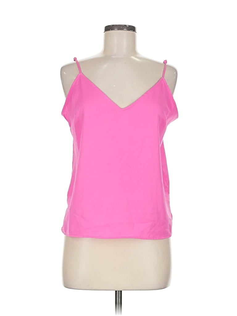 Pre-owned A New Day Sleeveless Top Pink Halter Neckline Tops