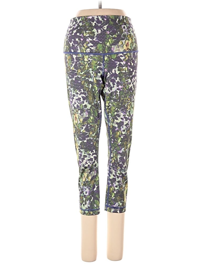 Pre-owned Lululemon Athletica Active Pants In Green