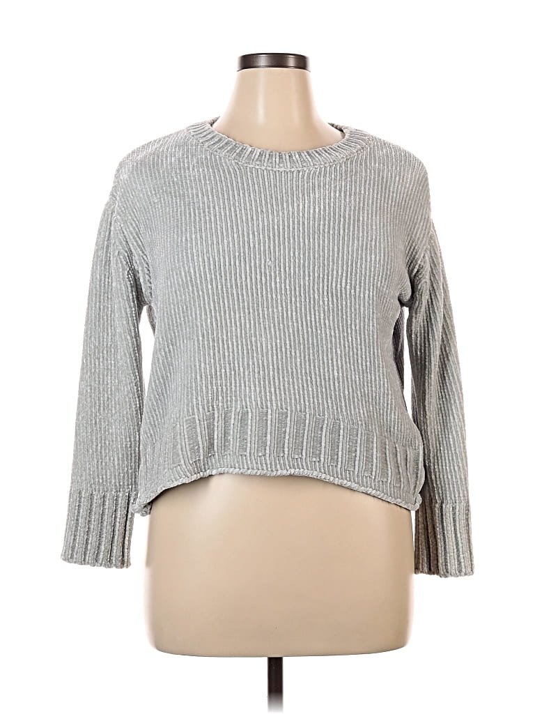 Pre-owned Cynthia Rowley Tjx Pullover Sweater In Gray