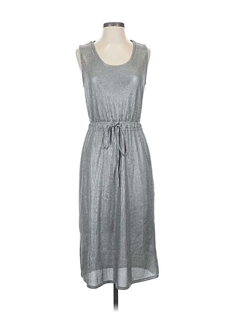 Pre-owned Left Coast By Dolan Casual Dress In Gray