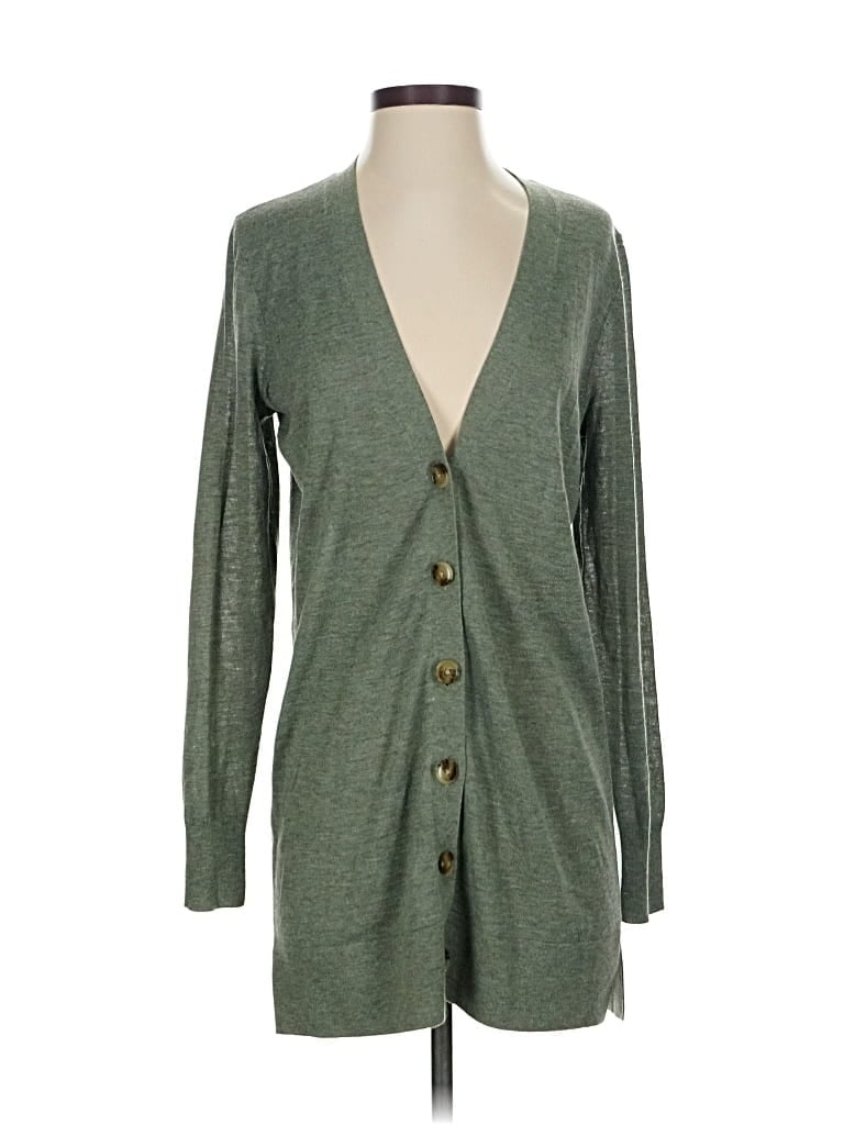 Pre-owned Ann Taylor Loft Blazer Jacket In Green