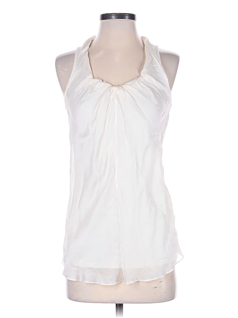 Click to view more detailed imagery on our partner's website Pre-owned Brunello Cucinelli Sleeveless Blouse In White